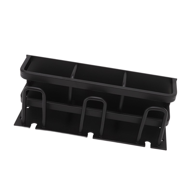 Toothbrush Holder Space Aluminum Rust Prevention Black Toothbrush Storage Rack