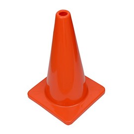 CJ Safety 12" Orange PVC Traffic Safety Cones (20 Cones)