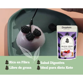 Gelatina Vegana con Agar Agar Coco y Taro