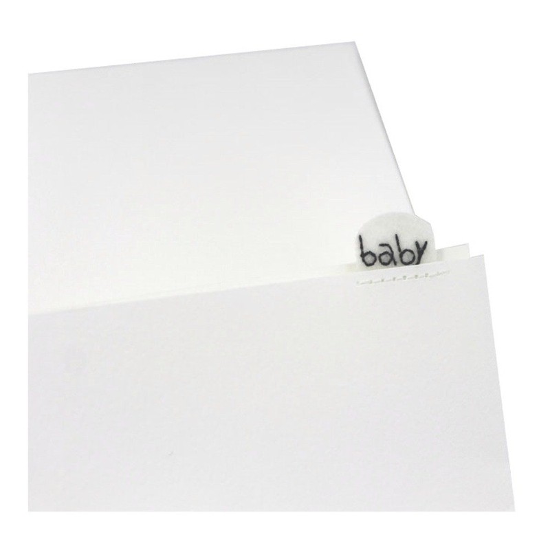 Midori 25086006 PC Gold Seal 086 Baby Shower Gift, White