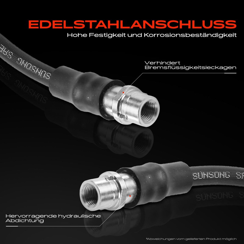 Frankberg 2x Front Brake Hose Compatible with A4 8D2 1.8L-2.7L