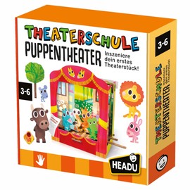 Headu "Theaterschule Puppentheater – Stage Your First Theatre!": Educational Game for Children Aged 3 to 6 Years, German Version (DE56314)