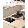 Tea Kettle, 3 Liter BELANKO Teapot Whistling Kettle with Wood