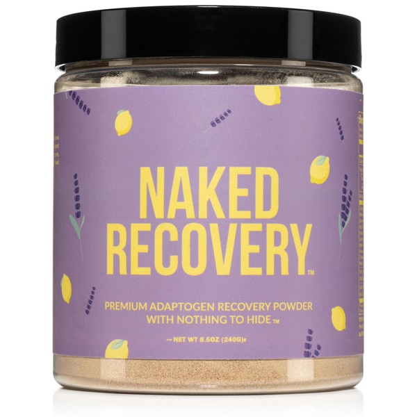 NAKED Recovery - Mushroom Supplement Powder - Lions Mane, Cordyceps,
