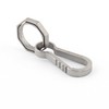 Hamans Titanium Keychain Quick Release Ultralight Keychain Hook (Titanium)