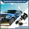 INFINAUTO Bonnet Hood Lock Latch with 2 Key for Ford