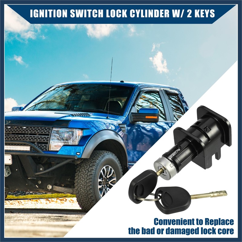 INFINAUTO Bonnet Hood Lock Latch with 2 Key for Ford