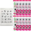 Core Zipper Bag, Panda Pattern, Height 1.3 x Width 9.4