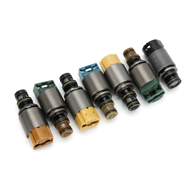 7Pcs Transmission Solenoid Valve Set Fit for 545i/550i/645ci/645Li/650i/5 7 Series