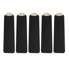 Kingshion 5 Pack Fan Blade Covers Suitable for Most Ceiling Fan Blades- Fits fan blades 5-6" wide, 19.5-22" long (Black)