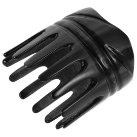 Healeved Ox Horn Wide Tooth Hair Comb Scalp Massager for All Hair Types Detangling Brush with Dandruff Reduction Durable Natural Hairdressing Tool for Curly Wavy