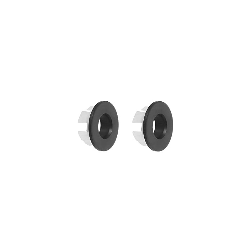 2 Pack Sink Overflow Ring Matte Black Bathroom Vanity Sink
