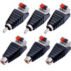 AQUALOACH Speaker Wire RCA Converter Adapter 6 Pack (3 Male
