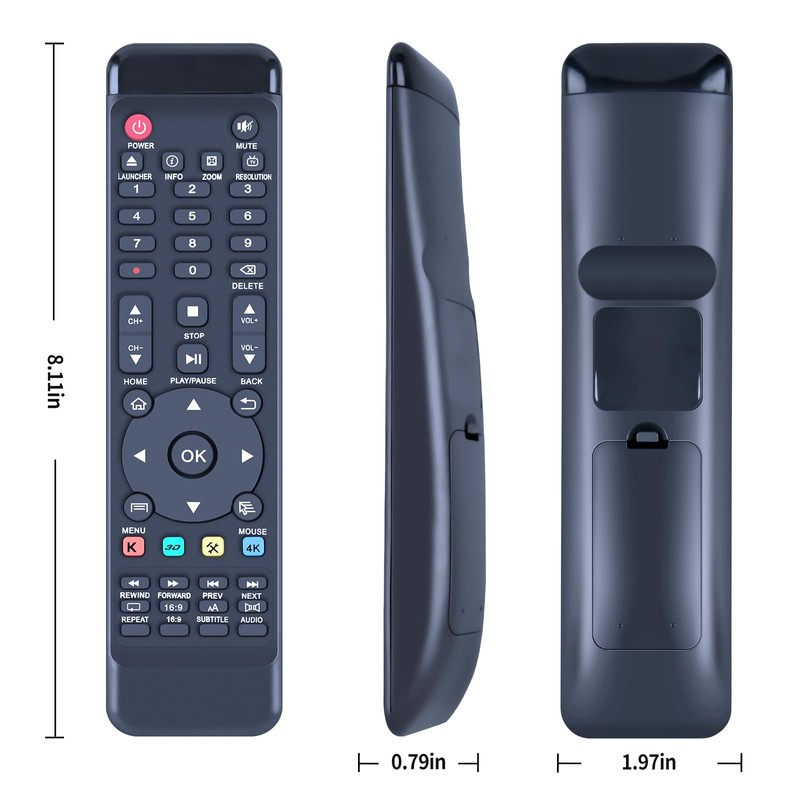 Replacement Remote Control Compatible with FreeStream StreamGenie 2.0 TV Stream