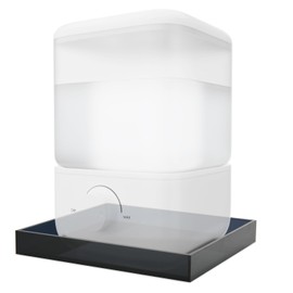 Acrylic Humidifiers Tray for LEVOIT Classic 160 Top-Fill Humidifiers 2.5L Tank, Leak-Proof Tray for Humidifiers, Anti-Slip & Moisture-Proof Humidifier Tray Floor (Transparent black, 2.5 L)