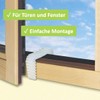 FeJu Window Clamps | Pack of 4 in White |