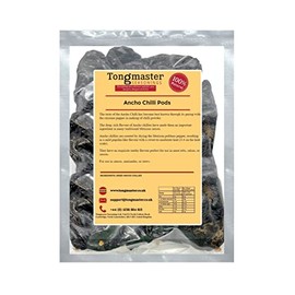 Ancho Dried Chilli Peppers Stemless 50g