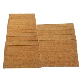 WoodByStu Coir Doormat - 18x30, Blank, Non-Slip, Indoor/Outdoor
