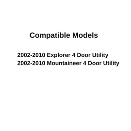 NAGD Fits 2002-2010 Ford Explorer , Mercury Mountaineer 4Dr Driver Rear Vent Glass