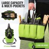 WORKPRO Garden Tool Bag Waterproof Base 8 Pockets Heavy Duty