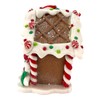 Clay Dough Gingerbread House with Snowman Christmas Tree Ornament 3