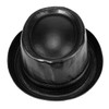 Wovanoo Fedora Porkpie Hats Jazz Gentleman Flat Hat PU Leather