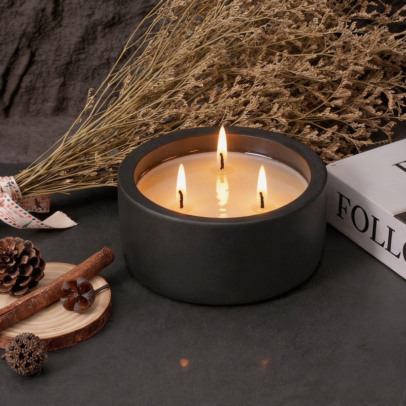 Viyffo 20oz Large Scented Candle – Eucalyptus & Rosemary, 3