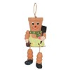 Something Different Terracotta Pot Man - 21cm x 9.5cm, Whimsical