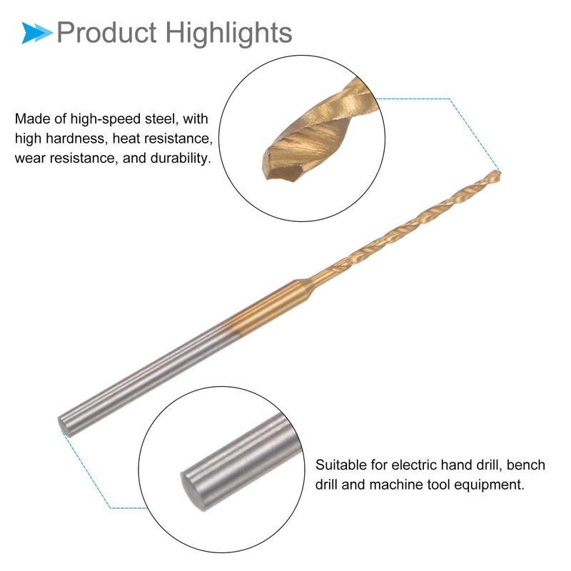 CoCud Mini Drill Bit 0.05 inch (1.2 mm) Drill Diameter