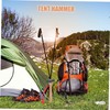 WHAMVOX Camping Mallet Lightweight Survival Hammer for Tent Pegs Outdoor