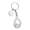 Ten Key Ring with Horseshoe and Four Leaf Clover Code