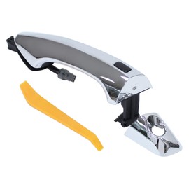 ApplianPar Front Driver Side Exterior Door Handle Chrome for Hyundai Santa Fe 2013-2018, Santa Fe Sport 2013-2018, Santa Fe XL 2013-2019