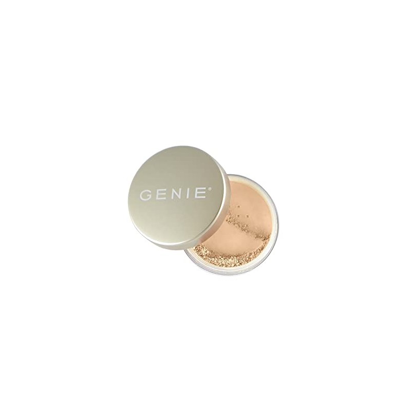 GENIE NUTRATANICALS Antioxidant Foundation Light, 8 gm & Small Kabuki