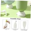 Baluue 3pcs Leak Shampoo Bottle Caps Versatile Bathroom Accessory for