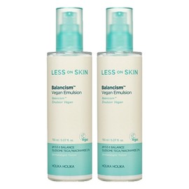 [Vegan Beauty] Holika Holika Less On Skin Balancing Vegan Cica Emulsion, 150ml, 2 pcs / [비건뷰티] 홀리카홀리카 레스온스킨 밸런시즘 비건 시카 에멀젼, 150ml, 2개
