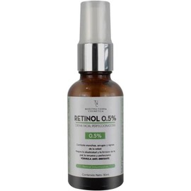 Nuestra Tierra Cosmética Retinol 0.5% Crema Facial Perfeccionadora, Fórmula Anti-Irritante, 30ml