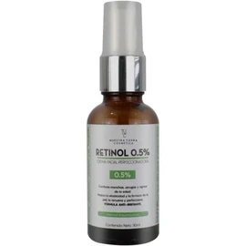 Nuestra Tierra Cosmética Retinol 0.5% Crema Facial Perfeccionadora, Fórmula Anti-Irritante, 30ml