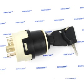 SINOCMP 701/45500 330262 1532371C2 50988 20500101 85804674 701/80184 Ignition Switch 9 Pins for JCB200 JCB220 Excavator Part