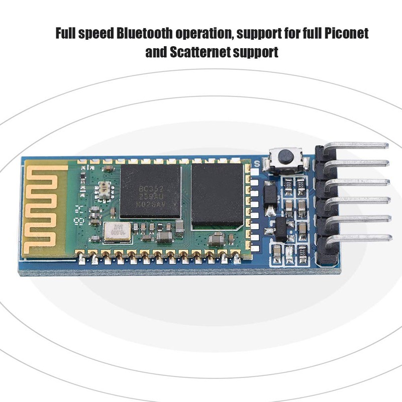 HC-05 Módulo Bluetooth, Placa Base del Transceptor de Puerto Serie