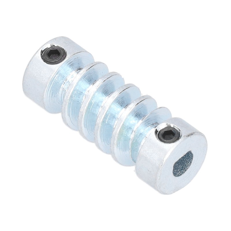 6mm Worm Gear Shaft D Hole Stainless Steel 1.5 Modulus