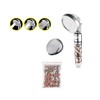Shower Head Ionic with Button on Off 3 Function Filter