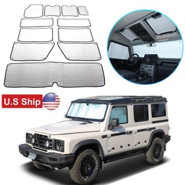 carpart2021 Car Full Window Sunshade Cover Shades Sun Visor For Ineos Grenadier 2020-25 US