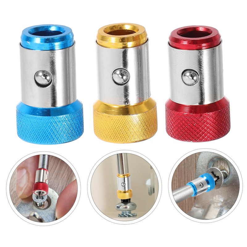 ULTECHNOVO 3pcs Screw Holder Magnet Booster for Screwdriver Bits Metal