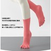 iSEN LABEL 5 Toe Socks, Crew Socks, Yoga Socks, Non-slip,