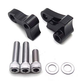 SMT- 1.75" Black Rear Drop Lowering Slam Kit Compatible With Harley Dyna Street Bob Fat Bob Super Glide Low Rider Switchback 2006-2017 [See Fitment]