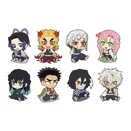 Demon Devil Blade Petanko Trading Rubber Strap, Pillar Version, Box Product, 1 Box = 8 Pieces, Total of 8 Types