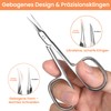 THRAU Ultra Precise Cuticle Scissors - Ideal for Cuticle Care,
