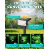 HGGH Solar Lights Outdoor Waterproof IP67, 60 LED 3 Lighting