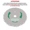 CZS 9" Brushcutter Chainsaw Tooth Blade,20T Chainsaw Tooth Brush Cutter