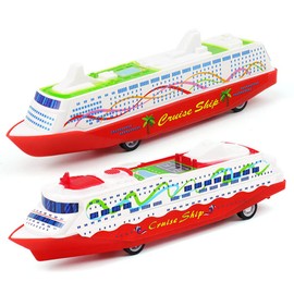 Kidult Toys Cruise Ship Boats Models Toy: DIY Racing Boats Container Vessel Powered Ship Model Educational Toys for Children Back to Power Functions Boy Toy Yacht Models 5Pcs Boat Toys